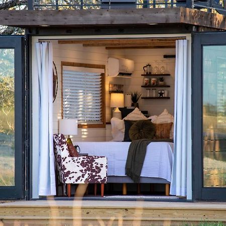 New The Lone Star Shipping Container Villa Fredericksburg Bagian luar foto